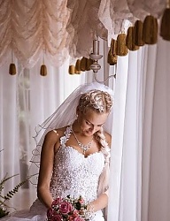 Fryzury Średnie Ślubne - 1061817