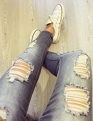 Moda Spodnie Jeansy - 2882910