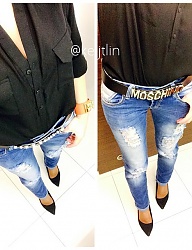 Moda Spodnie Jeansy - 2959006