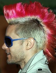 Fryzury Męskie Krótkie Alternatywne Punk Rock Kolorowe - 1089401