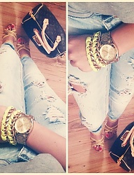 Moda Spodnie Jeansy - 2717197