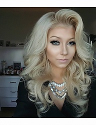 Fryzury Długie Na co dzień Kręcone Rozpuszczone Blond - 3111200