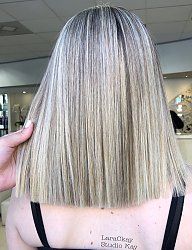 Fryzury Średnie Na co dzień Proste Rozpuszczone Blond - 3273501