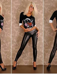 Moda Spodnie Skórzane - 2474577