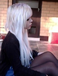 Fryzury Długie Alternatywne EMO Blond - 1321868
