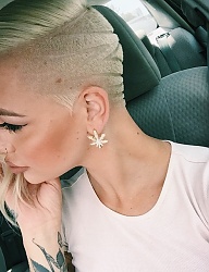 Fryzury Średnie Na co dzień Proste Rozpuszczone Blond - 3012018