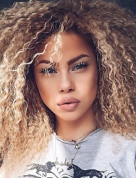 Fryzury Długie Na co dzień Kręcone Rozpuszczone Blond - 2960098