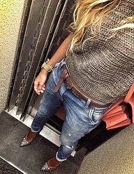Moda Spodnie Jeansy - 1753634