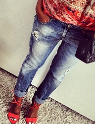 Moda Spodnie Jeansy - 2019335