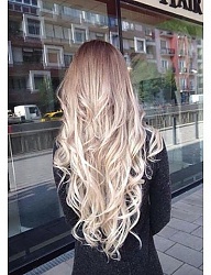 Fryzury Długie Na co dzień Kręcone Rozpuszczone Blond - 3100056