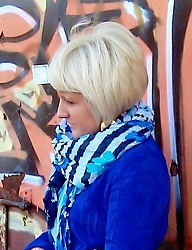 Fryzury Krótkie Na co dzień Proste z grzywką Rozpuszczone Blond - 1118216