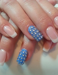 Paznokcie French Kwadratowe - 2463578