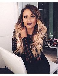 Fryzury Długie Na co dzień Kręcone Rozpuszczone Blond - 3117822
