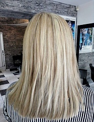 Fryzury Średnie Na co dzień Proste Rozpuszczone Blond - 3170216