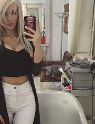 Fryzury Długie Na co dzień Proste Rozpuszczone Blond - 3068456