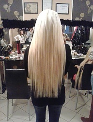 Fryzury Długie Na co dzień Proste Rozpuszczone Blond - 2165463