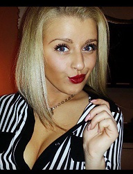 Fryzury Średnie Na co dzień Proste Rozpuszczone Blond - 2117593