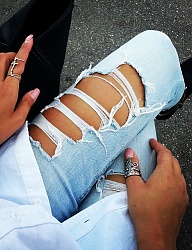 Moda Spodnie Jeansy - 2807731