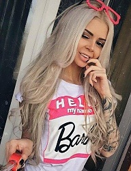 Fryzury Długie Na co dzień Kręcone Rozpuszczone Blond - 3148044