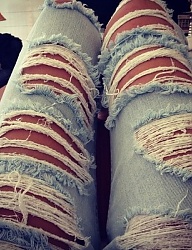 Moda Spodnie Jeansy - 1737521