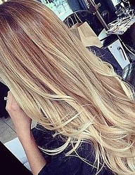 Fryzury Długie Na co dzień Kręcone Rozpuszczone Blond - 3215204