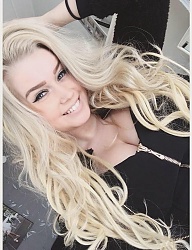 Fryzury Długie Na co dzień Kręcone Rozpuszczone Blond - 3168482