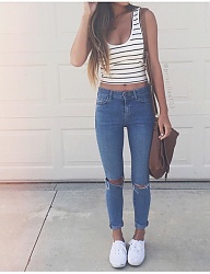 Moda Spodnie Jeansy - 3028613