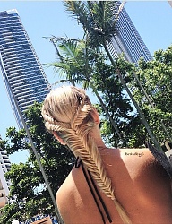 Fryzury Długie Na co dzień Proste Warkocze Blond - 2995276