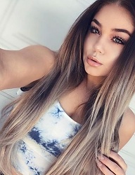 Fryzury Długie Na co dzień Proste - 3155853