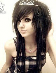 Fryzury Średnie Alternatywne EMO - 235007