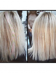 Fryzury Średnie Na co dzień Proste Rozpuszczone Blond - 3093238