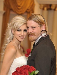 Fryzury Długie Ślubne Proste Rozpuszczone Blond - 1130597
