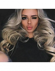 Fryzury Długie Na co dzień Kręcone Rozpuszczone Blond - 3148037