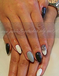 Paznokcie Żel Żelami Migdałki - 3136826