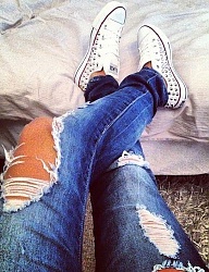 Moda Spodnie Jeansy - 1436575