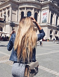 Fryzury Długie Na co dzień Proste Rozpuszczone Blond - 3143838