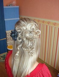 Fryzury Średnie Ślubne - 55337
