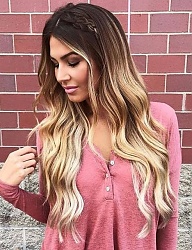 Fryzury Długie Na co dzień Kręcone Rozpuszczone Blond - 3098471