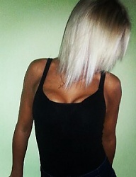 Fryzury Średnie Na co dzień Proste Rozpuszczone Blond - 2388061