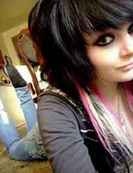 Fryzury Średnie Alternatywne EMO - 314887