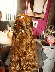 Fryzury Długie Ślubne Kręcone Rozpuszczone Blond - 3089262