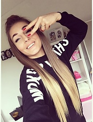 Fryzury Długie Na co dzień Proste Rozpuszczone Blond - 3083748
