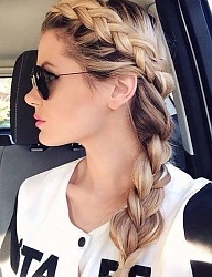 Fryzury Długie Na co dzień Proste Warkocze Blond - 3147671