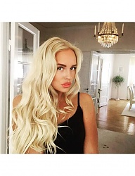 Fryzury Długie Na co dzień Kręcone Rozpuszczone Blond - 3053635
