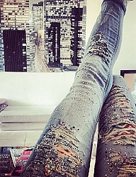 Moda Spodnie Jeansy - 2655615