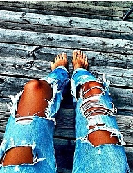 Moda Spodnie Jeansy - 2797357