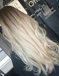 Fryzury Długie Na co dzień Kręcone Rozpuszczone Blond - 3071003