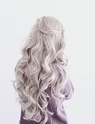 Fryzury Długie Na co dzień Kręcone Rozpuszczone Blond - 3215528