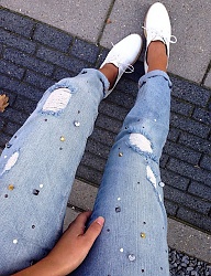 Moda Spodnie Jeansy - 2809276