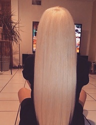 Fryzury Długie Na co dzień Proste Rozpuszczone Blond - 3063320